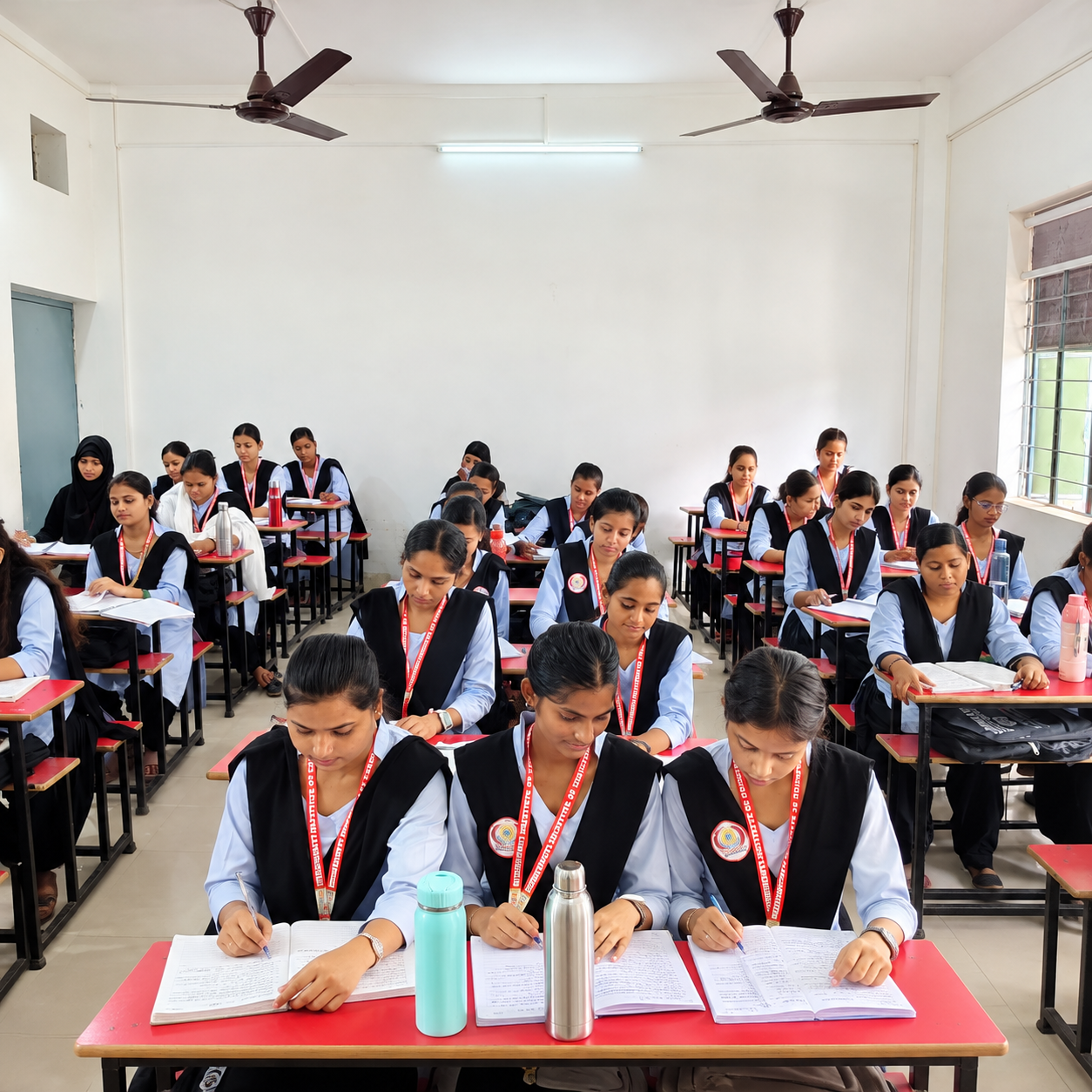 B.Ed. classroom at Subhwanti Institute of Education, Siwan