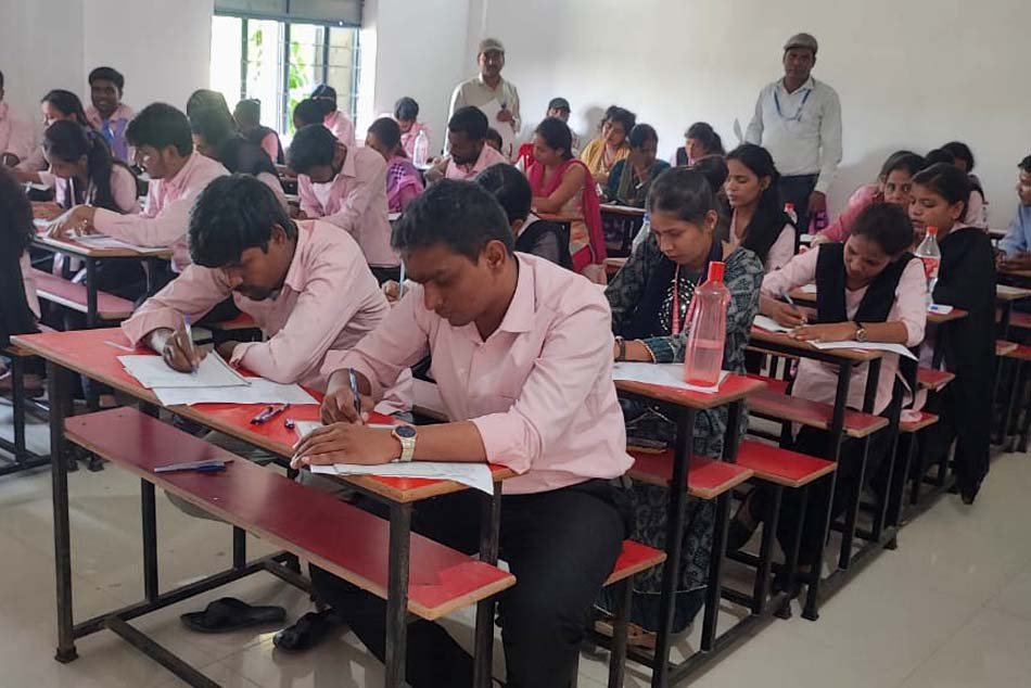 Student with laptop